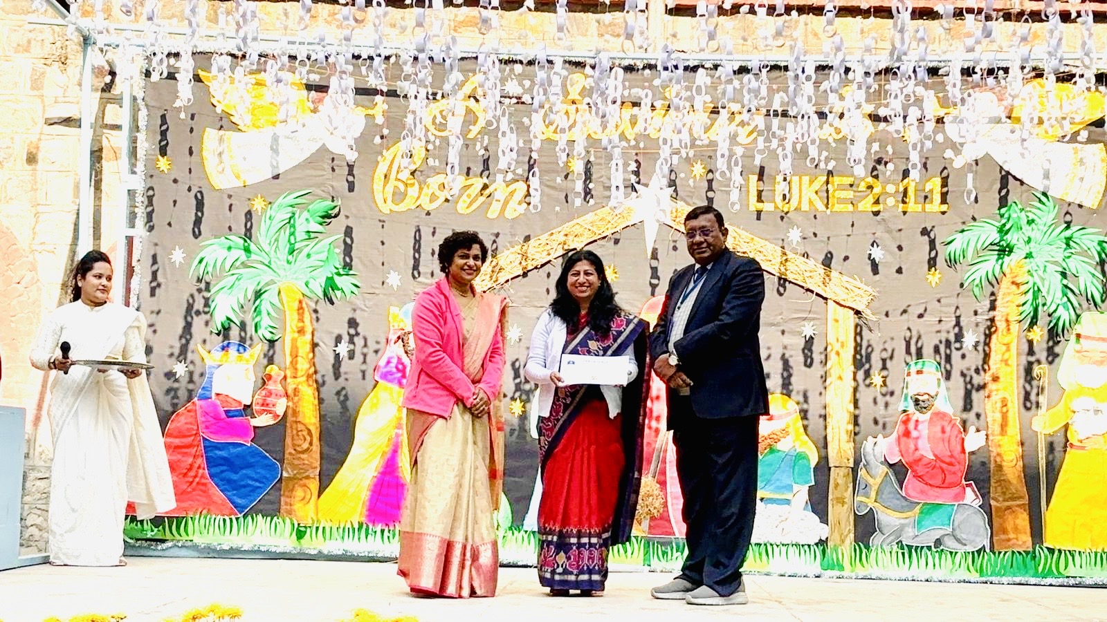 Christmas Celebration December 2025 (Being awarded Certificate of Appreciation)