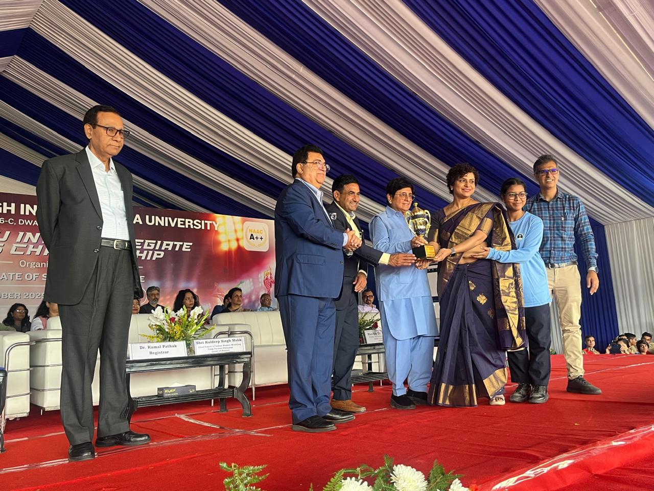 GGSIP University 20th Annual Sports Meet 2025 (March Past Winner)