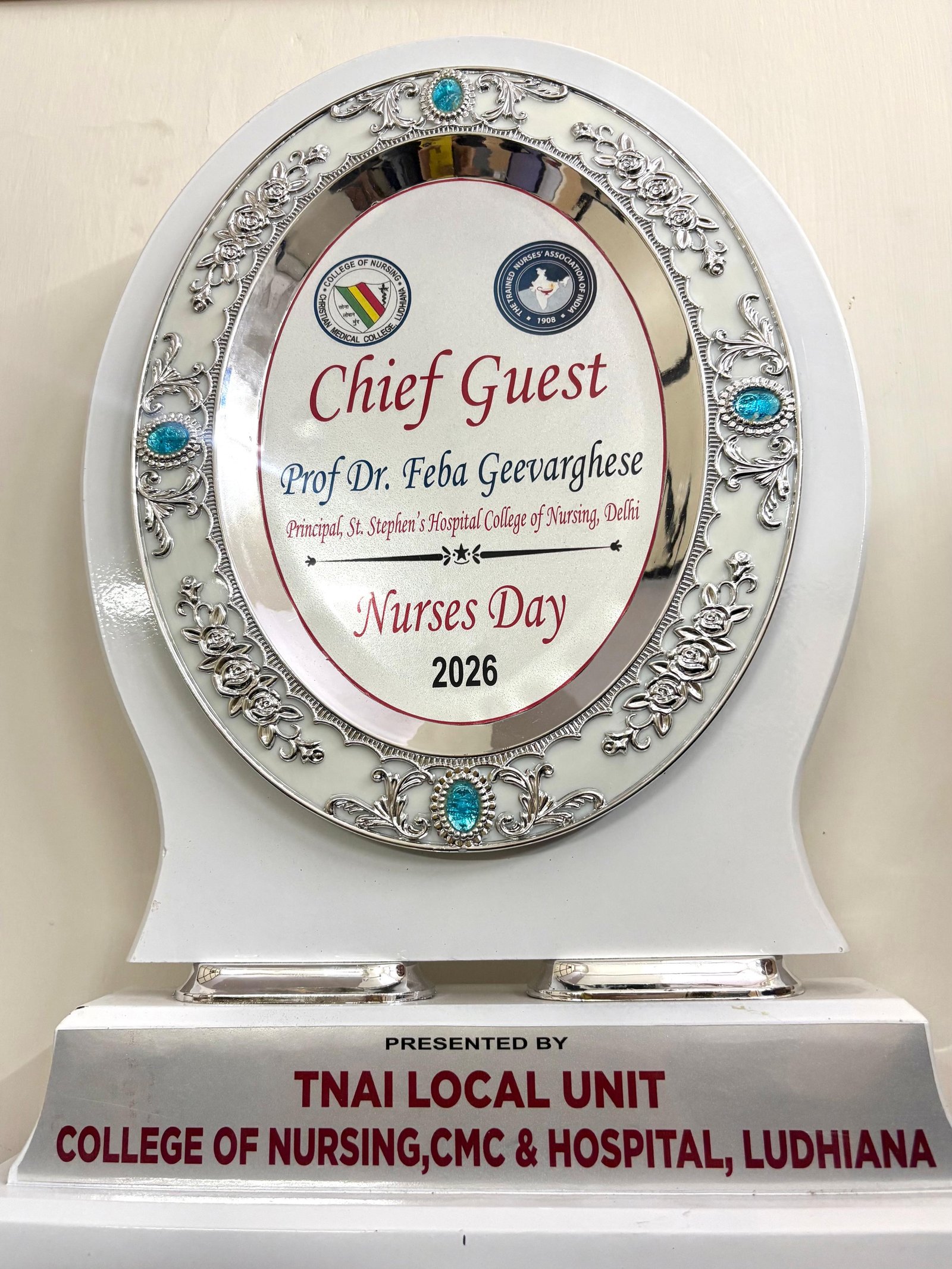 Principal as Chief Guest for Nurses Day Celebration 2026 at CMC Ludhiana