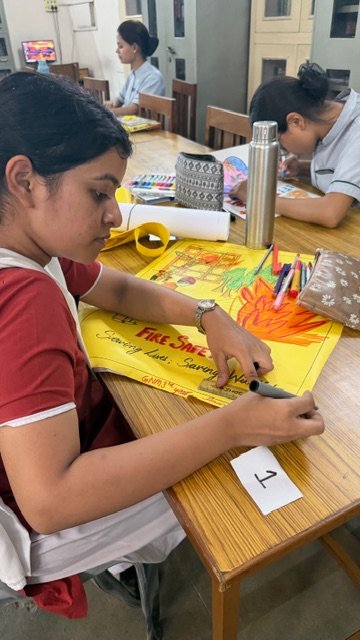 Poster Making Competition- Fire Safety 